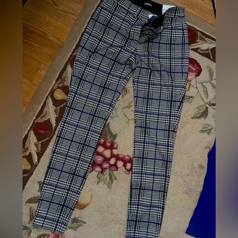 COPY - Plaid with Blue Stripe Pant